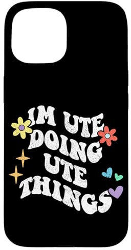 Retro Groovy Im Ute Doing Ute Things Lustiger Muttertag Hülle für iPhone 15
