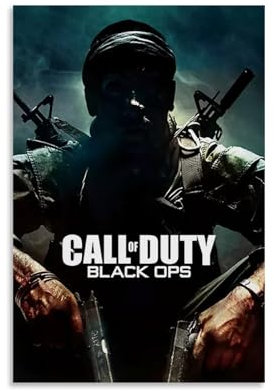 PANTTING Call Of Duty Black Ops-Poster, ästhetischer Leinwand-Kunstdruck, Heimdekoration für Schlafzimmer, Wohnzimmer, 30 x 45 cm, ungerahmter Stil