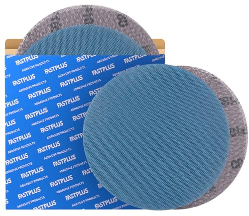 10 Stück Keramik Schleifgitter 225mm Klett K320 Trockenbauschleifer | Blaues Netzschleifmittel für Trockenbauschleifer. Vollflächige Absaugung verhindert Zusetzen beim Schleifen von Spachtel.