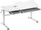 HOKO Schreibtisch höhenverstellbar, Kinderschreibtisch ergonomischer manuell verstellbar, Schreibtisch Kinder Computertisch, Standing Desk für Büro oder Home Office, 120 x 60 cm, Weiß(ELIN)