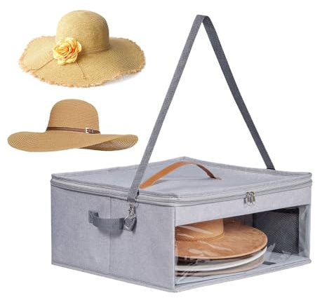 Reise-Hutbox, Cowboy-Stil, Tasche zum Transport von Hüten, Aufbewahrung, Unisex, Behälter, Schrank, Camping, Strand, Wandern, Herren, Damen, Hut, Aufbewahrungstasche, Zubehör für Damen und Herren