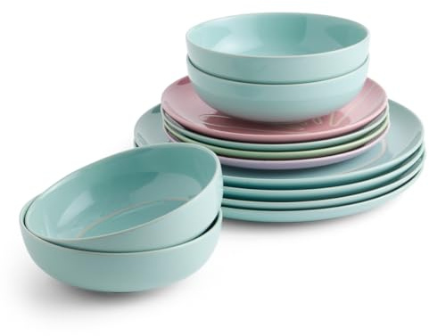 Tilly Ramsay Dinnerware Set Mixed 12 Pieces