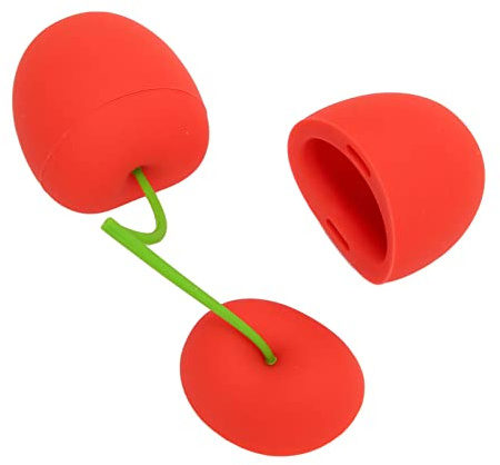 Tomantery Silicone Lip Filler Tool, Cherry Shaped Oval Round Plumping Device for Women, Attractive Lips, Portable Size, Soft, Safe Material