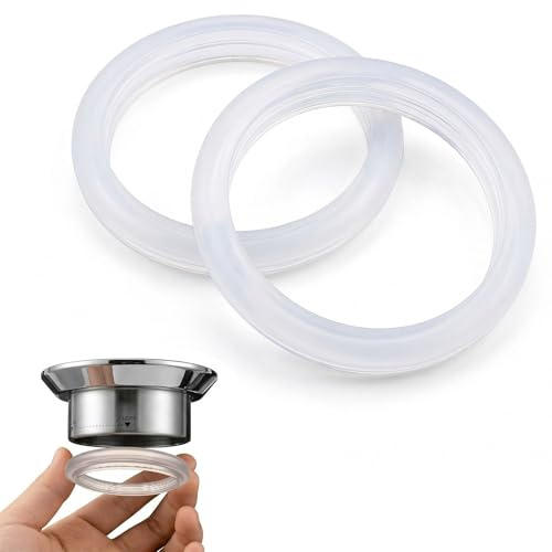 BDEPSTR 2 Piezas Junta de Silicona para Cafetera EC680 EC685, Anillo de Sellado de Repuesto para Grupo de Café Espresso, Sello Hermético de Grado Alimenticio, Accesorios para Cafetera Manual