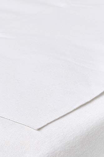 Meyco Baby Betteinlage Molton 50x90cm Matratzenschoner Matratzenschutz | 100% Baumwolle - Oeko Tex Zertifiziert - Bettauflage - PU Schicht - feuchtigkeitsabsorbierend & wasserresistent - waschbar