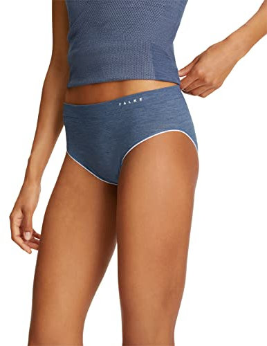 FALKE Damen Baselayer-Unterwäsche Wool-Tech Light W Pa Wolle Funktionsmaterial schnelltrocknend 1 Stück, Blau Capitain 6751, S