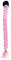 Motorrad Helm Zöpfe, Asudaro Helm Braids, Motorradhelm Braids, Pferdeschwanz Perücke mit abnehmbarem Saugnapf für Motorrad Roller Helm Zubehör Braid Perücke für Damen,Hell-Pink