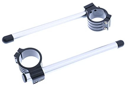 avdb-moto 1 Paar Stummellenker/erhöte mit 37 mm Erhöhung, inkl. Rohre kompatibel mit XJ 600, DIVERSION 1984-2002 (ALU)