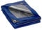 Brackit Bâche Bleue en polyéthylène Robuste ; 4 x 4 m ; Tissu tissé épais 140 g/m² Double Face imperméable – Polyvalence suprême pour Couvrir, protéger ou Dissimuler