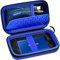 Case Compatible with Samsung T7/ T7 Touch Portable SSD 1TB 2TB 500GB USB 3.2 External Solid State Drive, Travel Carrying Storage Organizer Fits for USB Cables and More Accessories-Box Only (blue)