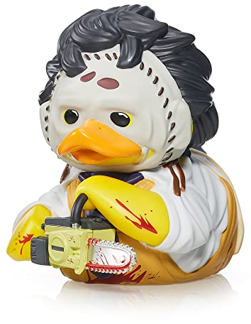 TUBBZ Erstausgabe Leatherface Sammelbare Vinyl-Gummi-Enten-Figur - Offizielles Texas Chainsaw Massacre Merchandise - Horror TV, Filme & Videospiele