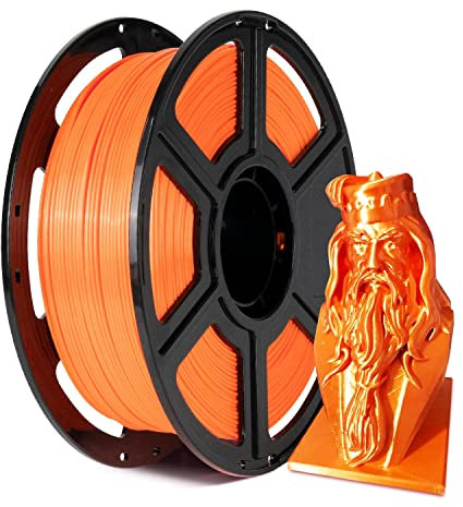 Flashforge PLA Silk 1,75 mm 3D-Drucker-Filamente Silk PLA (Orange, 1 kg)