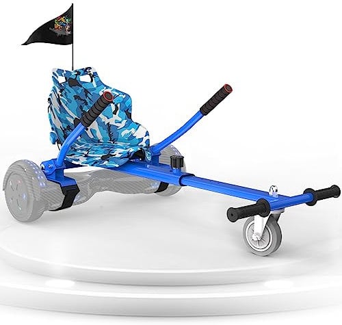 GeekMe Hoverboard Sitz, Verstellbarer Hoverboard Sitz für Selbstbalancierende Scooter, Kompatibel mit 6,5'', 8'', 8,5'', 10'' Hoverbords, Modische Geschenke für Kinder