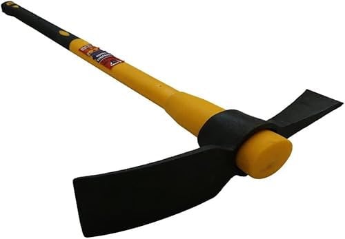 Mighty Heavy Duty 5lb Pick Hache arrachage Mattock Tête en Acier + Manche en Fibre de Verre 90cm 36in