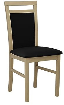 Mirjan24 Esszimmerstuhl Figaro V, B:43 x H:93 x T:50 cm, Rahmen aus Buchenholz Gepolsterte Sitzfläche aus Stoff Stuhl für Arbeitszimmer Esszimmer Küchenstuhl Wohnzimmerstuhl (Sonoma/Kronos 07)