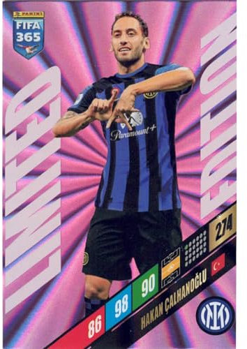 Panini Fifa 365 Karten 2024 - Trading Cards - Sammelkarten - Limited Edition Card - Auswahl (Limited Edition Card - Hakan Calhanoglu)