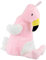 A2Z Wärmflasche 750ML Lebkuchenmann Plüsch Fleece Bezug Gummi Wärmflasche - Hot Bottle AZ9930 Flamingo