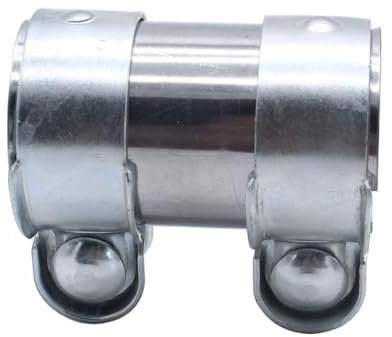 Exhaust Clamps Exhaust Pipe Connector Stainless Steel 50 mm x 95 mm Clamp Fits for Audi A1 A3 A4 A5