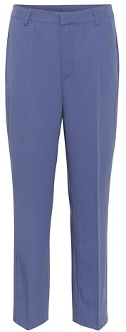 KAFFE Damen Hose KAsakura Damen Hose Business Elegant High Waist Anzughose Büro Freizeithose mit Taschen Hohe Taille Gerade