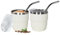 4oz Stackable Cup, Vacuum Insulated Espresso Cup Set of 2, Espresso Shot Glass for Coffee, Double Wall Stainless Steel Mini Tumbler Shot Glasses with Straw and Lid (A-white2P, 4oz)