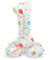NEU Folienballon Mini Zahl 1, mit Standfuss und buntem Party-Design, ca. 40cm, Zahlenballon