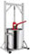 Akuoyiexemye 3T pressa idraulica in acciaio inox 22L spremiagrumi manuale per succo di sidro vino olio d'oliva