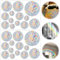 26 Stück Runden Prisma Fensteraufkleber,Suncatcher Sticker,Fenstersticker,Vogel Anti Kollisions Fenster Sticker,Regenbogen Fensterfolie,Sonnenfängersticker für Glasscheiben