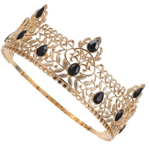 VALICLUD Königliche Männerkrone Hochwertigem Für Hochzeiten Cosplay Und Partys Diadem Für Besondere Anlässe Und Auftritte Robust Und Leicht