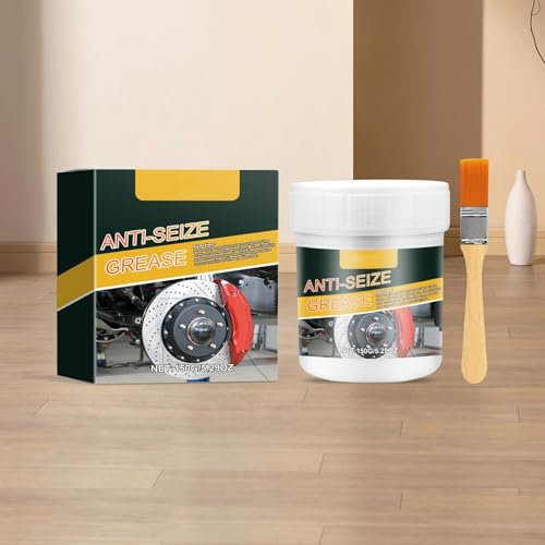 Brake Pads Grease Automotive Brakes Grease Lubricant Brake Squeak and Reduces Friction and Automotive Grease with Brushes CKQ473 (Yellow, 6.3 x 8 cm)