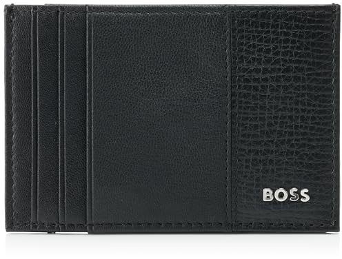 BOSS Cuir Porte-Cartes New Crosstown Card Wallet Black Noir