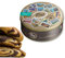 Tissi Perle di Gubana, Biscotti Tradizionali in Scatola di Latta Decorativa, 450g, 2 Pezzi