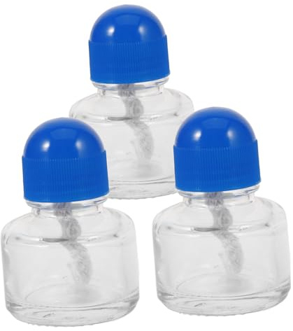 UPKOCH 3stücke Spiritusbrenner Glas Für Experimente Spirituslampe Mit Docht Zum Heizen Brennerlampe Mini Für Labor Und Haushalt Werkzeug Aus Glas Und Kunststoff