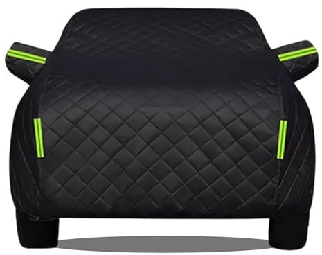 Gaoxianglin Hagelschutz Abdeckplane Auto für VW T4 1995-2004, Hagelschutzplane Auto Outdoor Allwetter-Wasserdicht UV-Schutz Winddicht Außen Vollständige Autoabdeckung(Black,für VW T4 1995-2004)