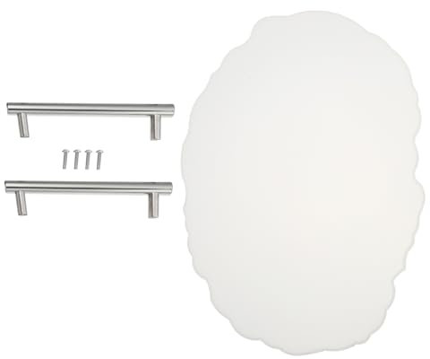 Molde de Epoxi para Posavasos DIY con 2 Asas de Silicona