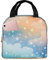 Rainbow Cloud - Lonchera térmica a prueba de fugas para mujeres y hombres, con diseño de galaxia y estrellas, para el trabajo, escuela, picnic, senderismo