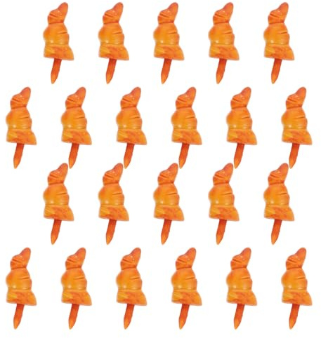 Holibanna 50 Pezzi Naso in Plastica per Pupazzo Decorazioni Natalizie per DIY Accessori Colorati e Sicuri per Progetti Creativi e Decorazioni Casa