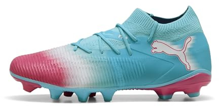 PUMA Chaussures de football unisexe Future 8 Match Fg/Ag, bleu/blanc, 42 EU