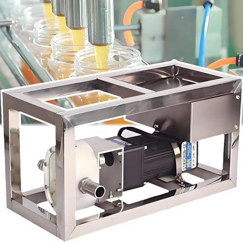 Pompa di trasferimento del miele, velocità regolabile da 6 a 10 l/min, con tubo da 3 m per il riempimento o il trasporto di liquidi viscosi, 90 W
