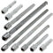 SPARES2GO 9 Piece Wobble Extension Bar Set (1/4'', 3/8'', 1/2'')