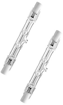 NuLoXx 2er Pack HalogenstabR7S 78mm 120W/827 2700K warmweiß 2250LM AC 220...240V, 360° Abstrahlwinkel, DIMMBAR!