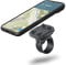 QuickMount Bicycle Mount Compatible with iPhone XS / X, Handlebar / Stem Attachment with Rain Case and Protective Case for Apple iPhone X / XS MTB Road Bike Motorcycle Navigation (5.8 Inches, Black)