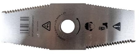 AMA Disco decespugliatore 2 Denti seghettati: Disco per decespugliatore Ø 255mm, Alta efficienza