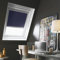 madecostore - Tenda avvolgibile per Tetto, Compatibile con Velux®, Colore Blu Scuro, 41 x 54/74 cm, Modello C02/C04