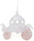 Christmas Concepts® - Décoration de Chariot de Princesse décorée de Paillettes de 10 cm (Or Rose, 1)