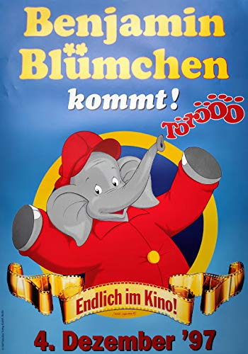 Benjamin Blümchen (1997) | original Filmplakat, Poster [Din A1, 59 x 84 cm] gerollt