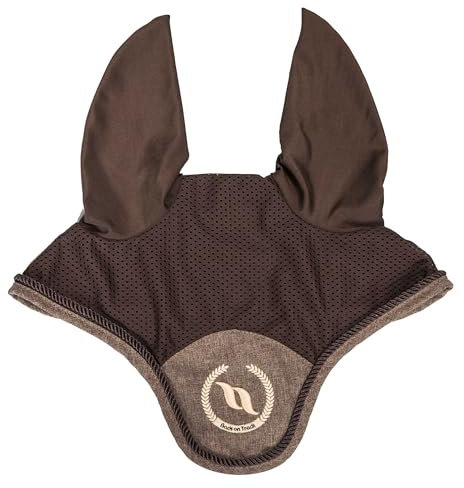 Back on Track Haze Collection Bonnet Fliegenhaube Gr. Full Brown oder Grey (Brown)