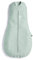 ergoPouch Baby Pucksack Cocoon, 6-12 Monate, ideal Im Sommer | Sage | TOG 0.2 | Bio-Baumwolle | Zwei-Wege Reißverschluss