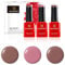 BLUESKY Gel Polish, Gel Nagellack Set, Warm Nudes. Clay Canyon 80571, Light Brown A043, Satin Nightie 80563. 3 x 5 ml Nudefarben, Braun, Orange