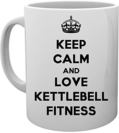 Keep Calm And Love Kettlebell Fitness Taza Mug Cup
