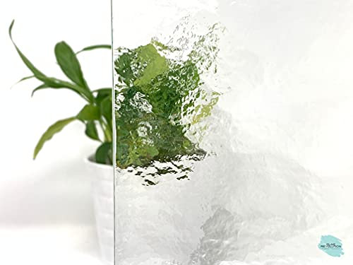 Ersatzglas für Grablaterne | Grablicht - Strukturglas Kathedral - nach Wunschmaß - 150 mm x 80 mm